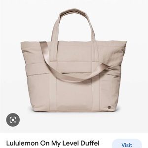 Lululemon On My Level duffel bag